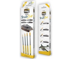 AMMO by MIG Jimenez AMMO Starter Set sintetinių teptukų rinkinys, 4 vnt., 7602
