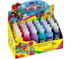 Vitražiniai dažai GD22D24, Amos, 22ml, įvairių sp.