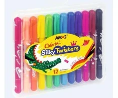 Amos Šilkiniai Twisters 12 Spalvos