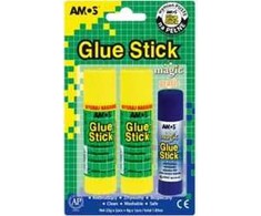 Klijų lazdelė 22g x 2+8g bls AMOS