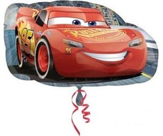 AMSCAN Balon foliowy Cars Lightning McQueen - 76 x 43 cm - 1 vnt. universalus