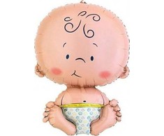 AMSCAN Balon foliowy Dzidziuś - 41 x 61 cm - 1 vnt. universalus