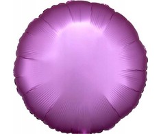 AMSCAN Luster Flamingo folijos balionas, apvalus, 43 cm, 9914098