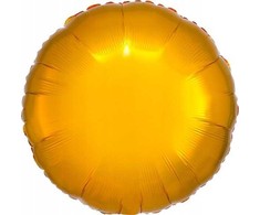 AMSCAN Balon foliowy metalik auksinė apvalus 43cm 9914074