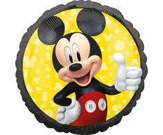 Usorteret AMSCAN Mickey Mouse folijos balionas - 43 cm - 1 vnt. universalus (44869-uniw) - 44869-uniw