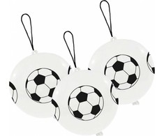 AMSCAN Balon Kamuolys do skakania Futbolo kamuolys - 50 cm - 3 vnt. universalus