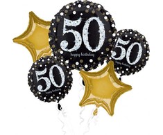 AMSCAN Folinių balionų puokštė 50 vnt. universali