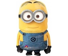 AMSCAN Vaikštantys Minions folijos balionas - 71 x 109 cm - 1 vnt. universalus