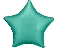 AMSCAN folijos balionas Luster Jade Žalias star 48cm 9914106