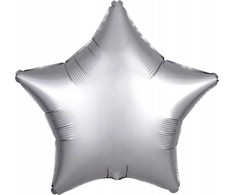 AMSCAN Balon foliowy Lśniący sidabrinė gwiazda 48cm 9914127