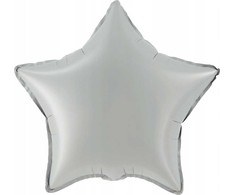 AMSCAN Balon foliowy Lśniący sidabrinė gwiazda 48cm 9914127