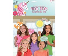AMSCAN Fotografijos rekvizitas Stebuklingas Vienaragis - 12 vnt. universalus