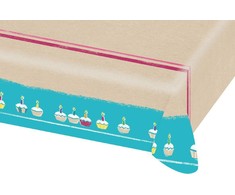 AMSCAN Obrus Happy Birthday - 115x175 cm - 1 vnt. universalus