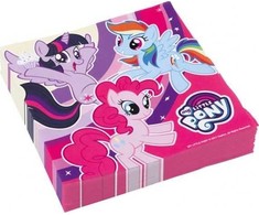 AMSCAN Serwetki urodzinowe My Little Pony - 33 cm - 20 vnt. universalus