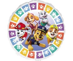 AMSCAN standartinis Paw Patrol folijos balionas 43cm S60 supakuotas 4494775