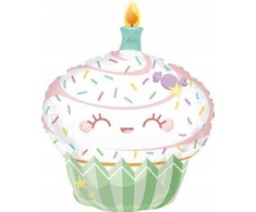 AMSCAN SuperShape Crazy Cake folijos balionas 88x70cm