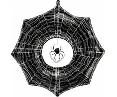 AMSCAN SuperShape Creepx Spider Web folijos balionas 83x81cm