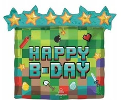 Anagram Folijos balionas „Pixel Party“, 63x58 cm