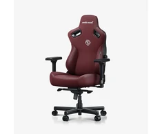 Žaidimų kėdė AndaSeat Kaiser 3E XL, Tamsiai raudonos spalvos, PVC oda