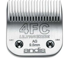 Andis Andis - užspaudžiamas plieno peiliukas plaukų kirpimo mašinėlei, Nr. 4FC (9,5 mm) universalus
