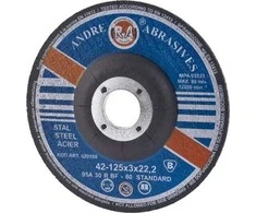 ANDRE METALO PJOVIMO DISKAS 125 x 3,0mm STANDARD PRO LINE 95A30RBF