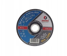 ANDRE METALO PJOVIMO DISKAS 125 x 1,0mm METAL/INOX PRO LINE 95A60RBF