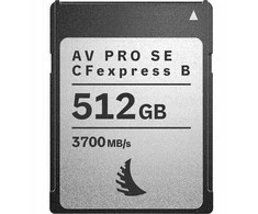 Angelbird Technologies Atminties kortelė - Angelbird AV PRO CFexpress SE 4.0 512GB 3700MB/s skaitymas 1100MB/s rašymas