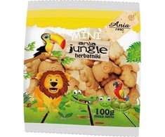 Ania Mini Jungle mokykliniai sausainiai 100 g