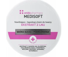 Anida Medisoft drėkinamasis ir raminantis veido kremas su linų ekstraktu 100ml