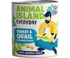 Drėgnas Šunų Maistas - Animal Island Kasdienis Kalakutas ir Fazanas 800g