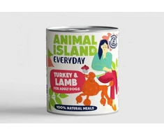 Drėgnas Šunų Maistas - Animal Island Everyday kalakutiena ir ėriena 800g