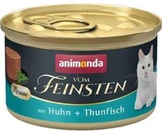 Animoda ANIMONDA Vom Feinsten Mousse vištiena ir Tunas - šlapias kačių maistas - 85 g