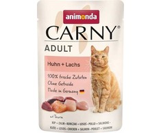 Animoda ANIMONDA Carny Adult vištiena and lašiša – šlapias kačių maistas – 85g