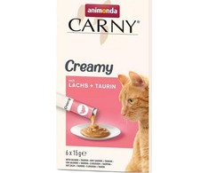 ANIMONDA Carny lašiša su taurinu - kačių skanėstai - 6 x 15 g