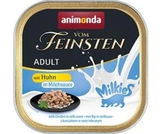 Animoda ANIMONDA Vom Feinsten Pieneliai suaugusiems su vištiena ir pienišku įdaru - Šlapias maistas katėms - 100g