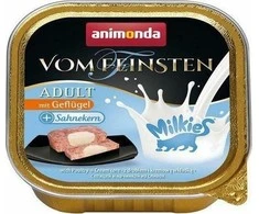 Animoda ANIMONDA Vom Feinsten Pieneliai suaugusiems su paukštiena ir kreminiu įdaru - Šlapias kačių maistas - 100g