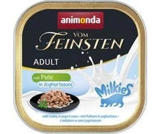 Animoda ANIMONDA Vom Feinsten Pieneliai suaugusiems su kalakutiene ir pienišku įdaru - Šlapias kačių maistas - 100g