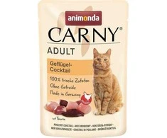Animoda Drėgnas Kačių Maistas - Animonda Carny Suaugusiųjų Paukštienos Kokteilis 85g