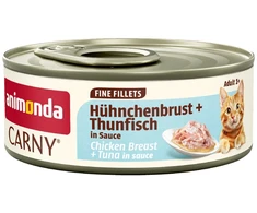 Animoda ANIMONDA Carny Fine Fillet in Sauce - vištiena breast + tuna 60g