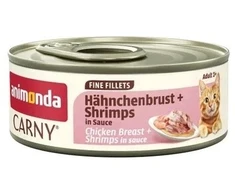 Animoda ANIMONDA Carny Fine Fillet in Sauce - vištiena breast + shrimps 60g