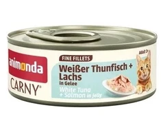 Animoda ANIMONDA Carny Fine Fillets in Jelly - Baltas tuna + lašiša 60g