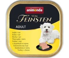 Animoda ANIMONDA Vom Feinsten Adult kalakutiena with cheese - wet dog food - 150g