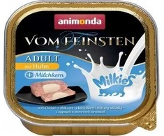 Animoda ANIMONDA Vom Feinsten Pieneliai suaugusiems su vištiena ir pienišku įdaru - Šlapias maistas katėms - 100g