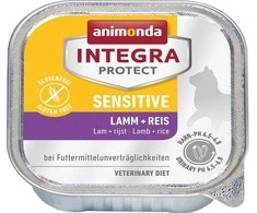 Animoda Kačių Maistas - ANIMONDA Integra Protect Sensitive su ėriena ir ryžiais Wet 100g