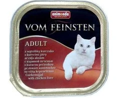Animoda ANIMONDA Vom Feinsten Adult vištiena liver – šlapias kačių maistas – 100g