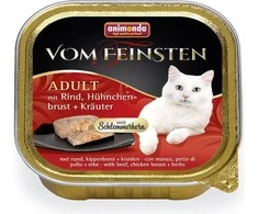 Animoda Animonda Vom feinsten schlemmerkern su jautiena, vištienos krūtinėle ir žolelėmis, 100g kons.katėms