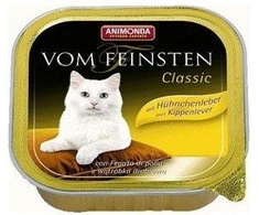 Animoda ANIMONDA Vom Feinsten Adult vištiena liver – šlapias kačių maistas – 100g