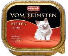 Animoda Animonda Vom feinsten su jautiena, konservai jaunoms katėms 100g