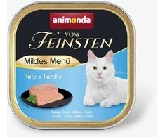 Animoda ANIMONDA Vom Feinsten Mild Menu kalakutiena ir upėtakiai - šlapias kačių ėdalas - 100 g