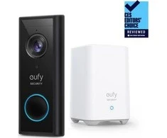 Durų skambučio, kameros ir stotelės komplektas Anker Eufy Video Doorbell 2K